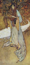 Edmund Dulac 1121 Vintage Illustration A4 Photo Print