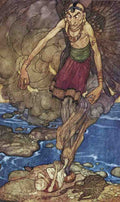 Edmund Dulac 1122 Vintage Illustration A4 Photo Print