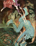 Edmund Dulac 1132 Vintage Illustration A4 Photo Print
