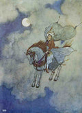Edmund Dulac 1136 Vintage Illustration A4 Photo Print