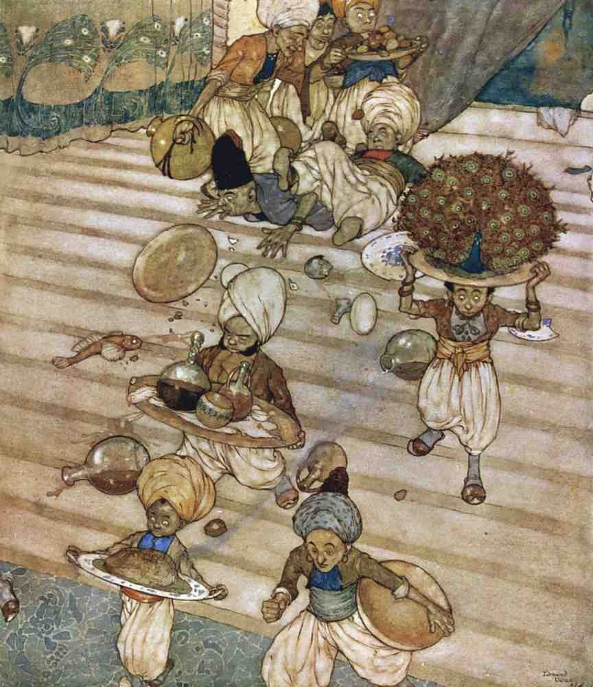 Edmund Dulac 1138 Vintage Illustration A4 Photo Print