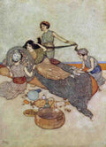 Edmund Dulac 1139 Vintage Illustration A4 Photo Print