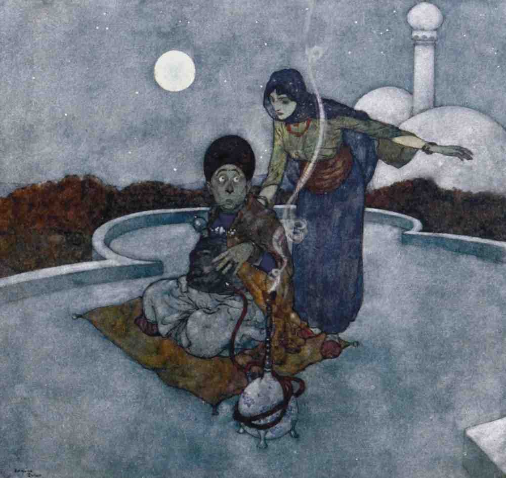 Edmund Dulac 1140 Vintage Illustration A4 Photo Print