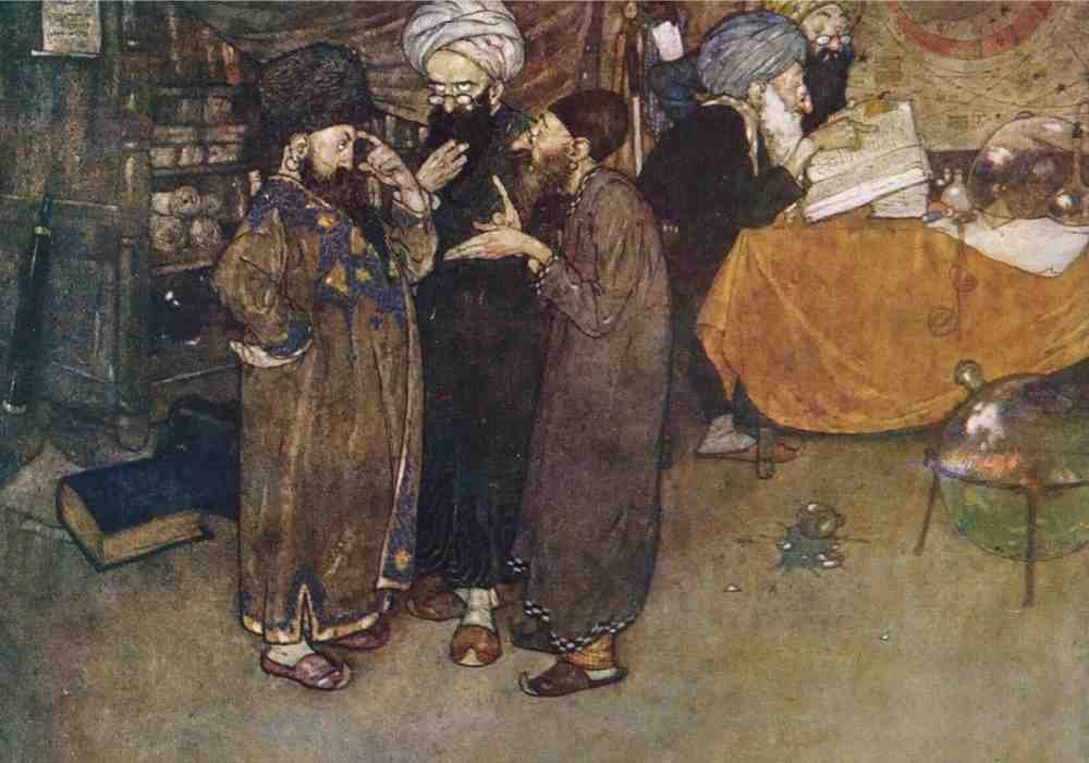 Edmund Dulac 1144 Vintage Illustration A4 Photo Print