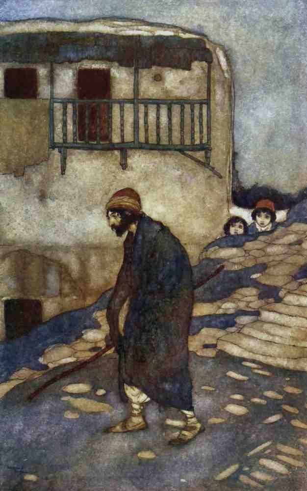 Edmund Dulac 1145 Vintage Illustration A4 Photo Print