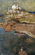 Edmund Dulac 1148 Vintage Illustration A4 Photo Print