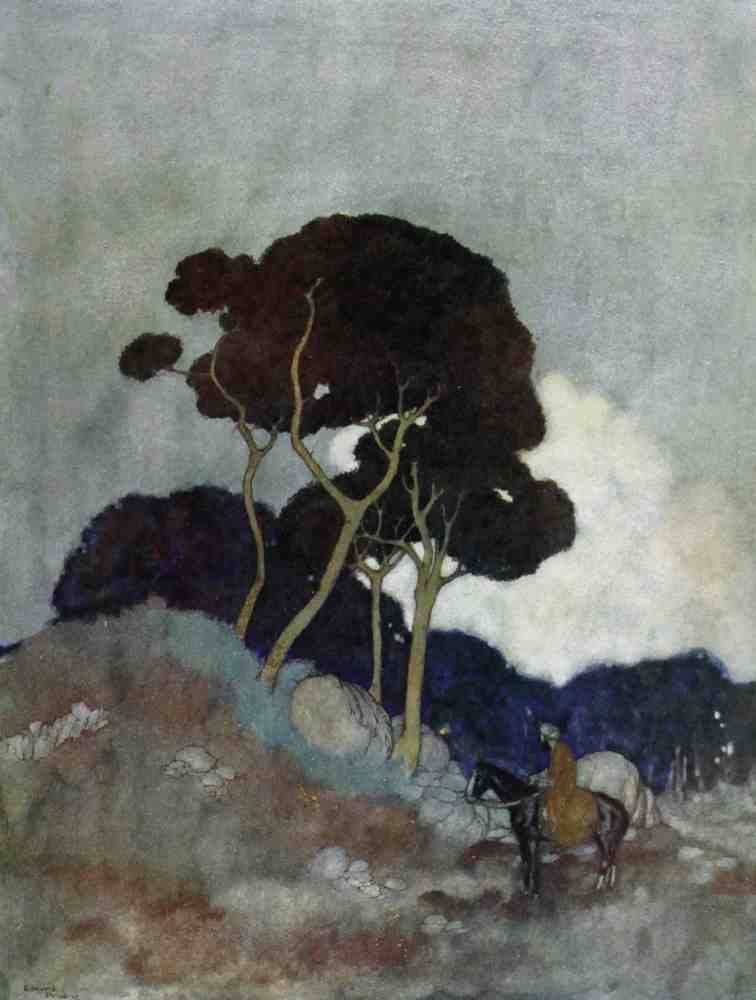 Edmund Dulac 1149 Vintage Illustration A4 Photo Print