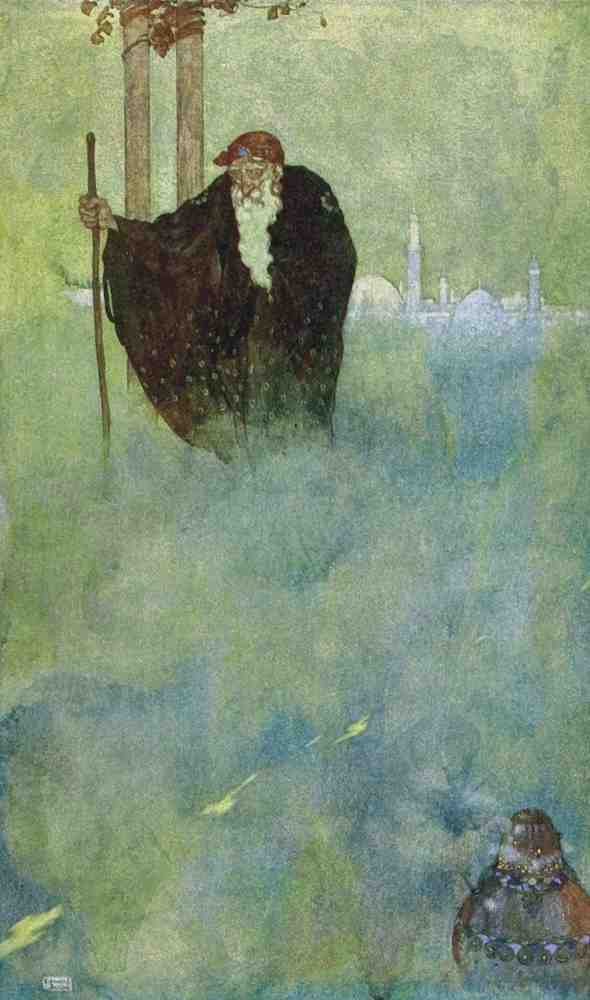 Edmund Dulac 1160 Vintage Illustration A4 Photo Print