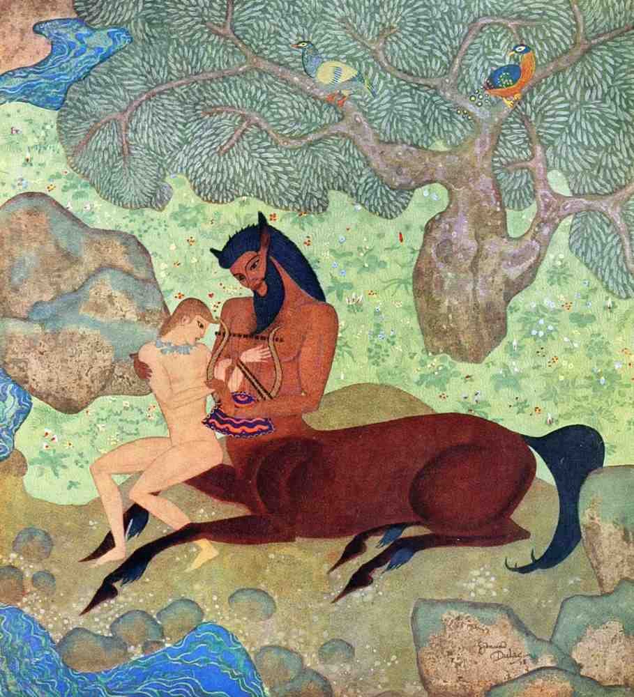 Edmund Dulac 1177 Vintage Illustration A4 Photo Print