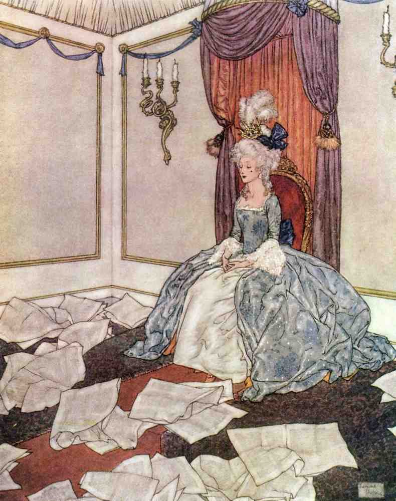 Edmund Dulac 2008 Vintage Illustration A4 Photo Print