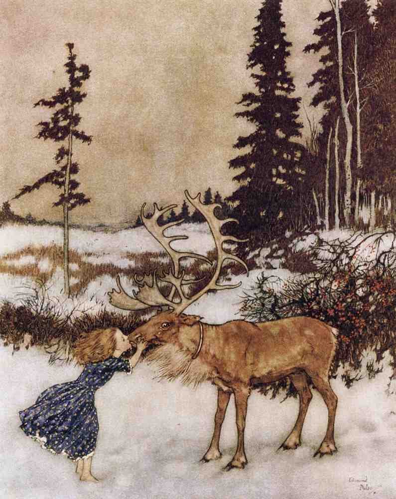 Edmund Dulac 2010 Vintage Illustration A4 Photo Print