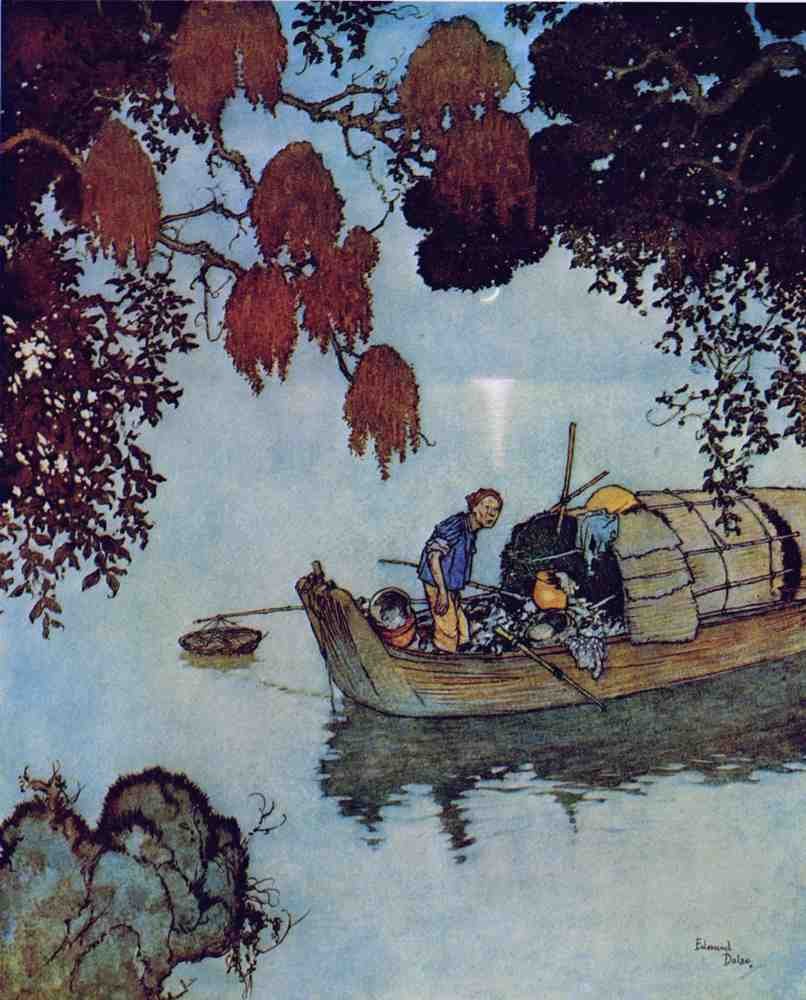 Edmund Dulac 2012 Vintage Illustration A4 Photo Print