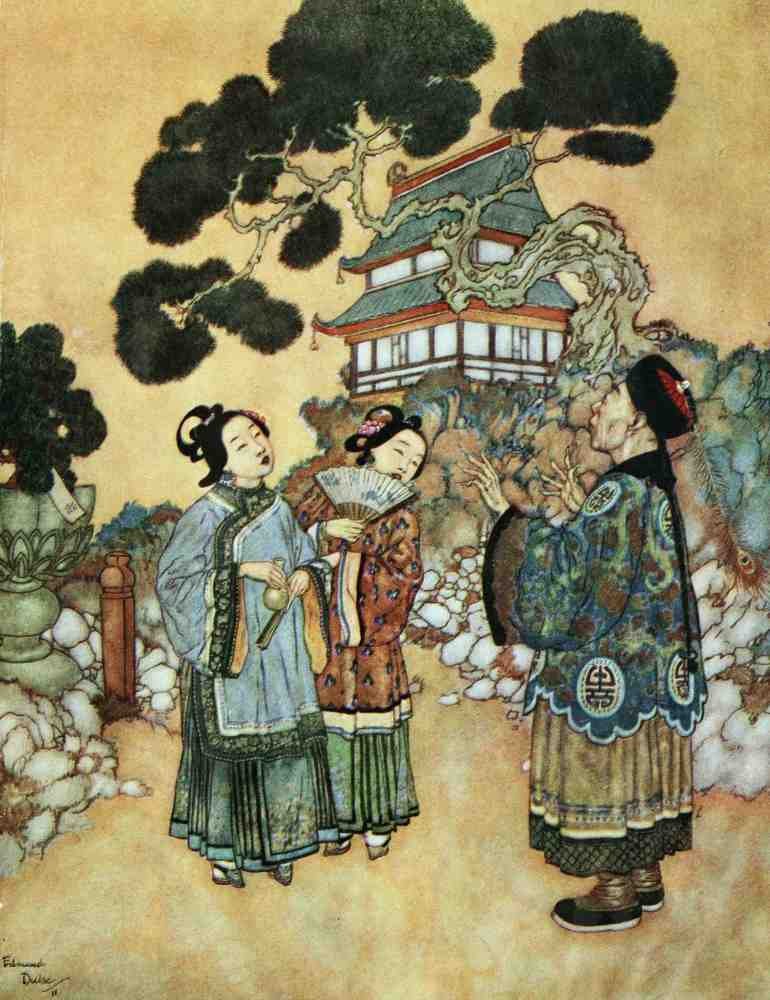 Edmund Dulac 2014 Vintage Illustration A4 Photo Print