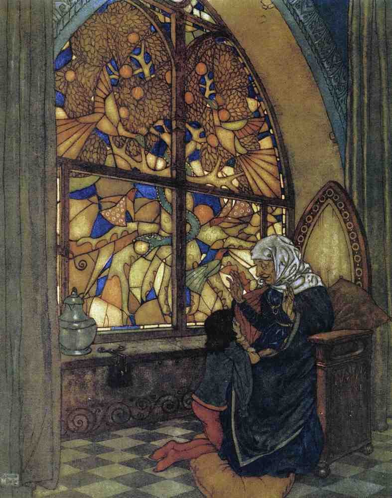 Edmund Dulac 2017 Vintage Illustration A4 Photo Print
