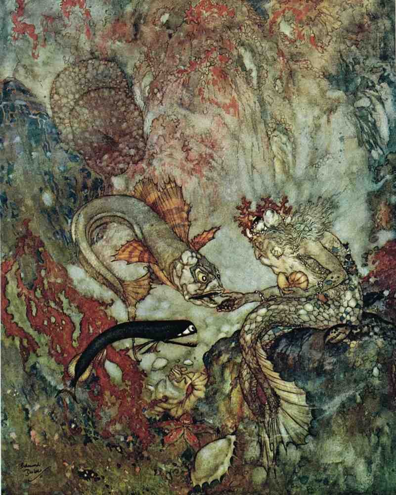 Edmund Dulac 2021 Vintage Illustration A4 Photo Print