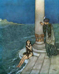 Edmund Dulac 2024 Vintage Illustration A4 Photo Print