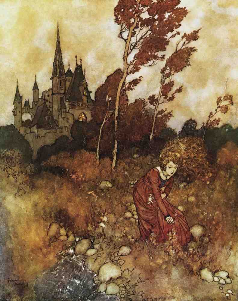 Edmund Dulac 2029 Vintage Illustration A4 Photo Print