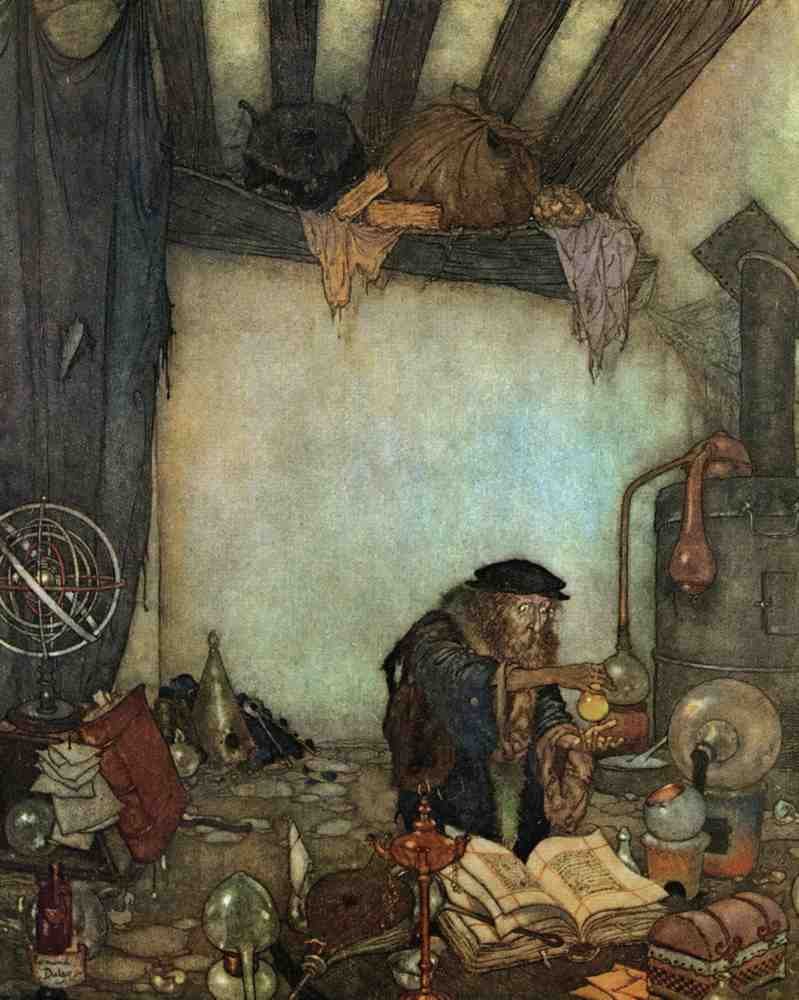 Edmund Dulac 2030 Vintage Illustration A4 Photo Print