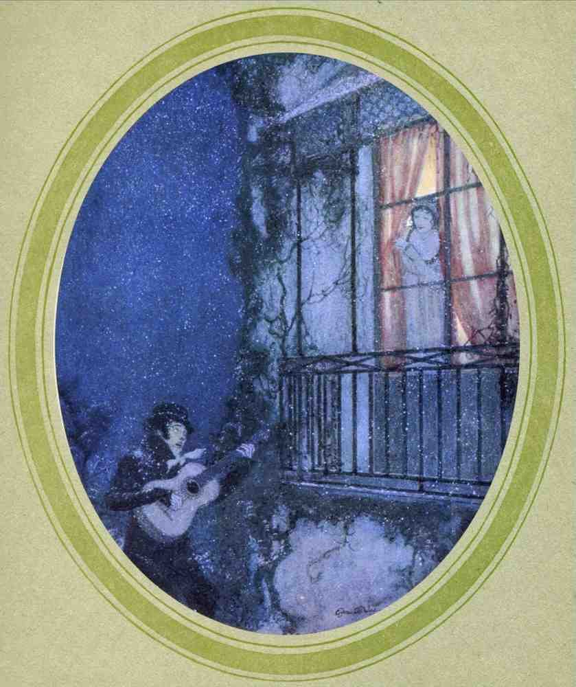 Edmund Dulac 2036 Vintage Illustration A4 Photo Print