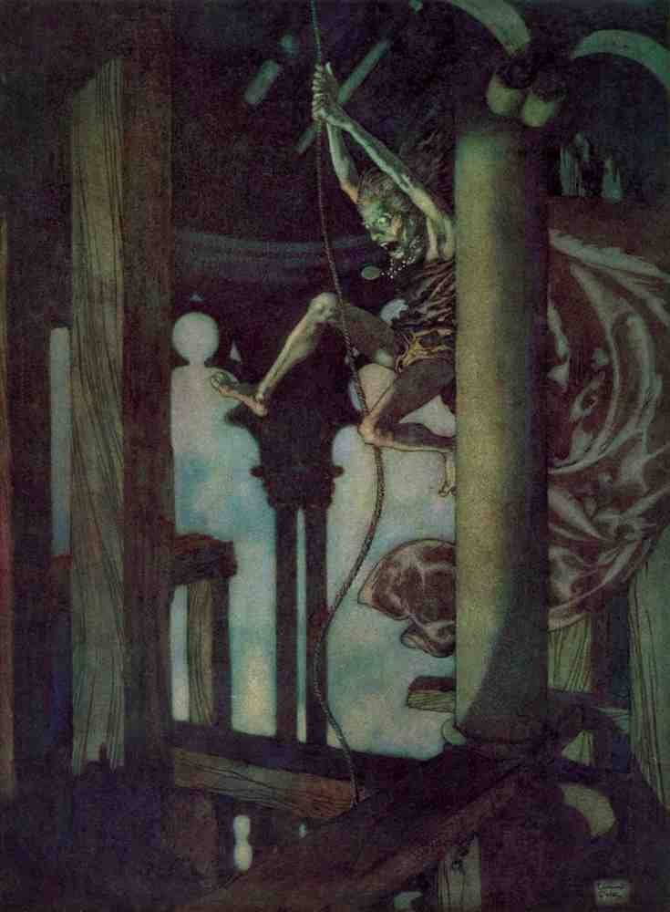 Edmund Dulac 2038 Vintage Illustration A4 Photo Print