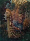 Edmund Dulac 2041 Vintage Illustration A4 Photo Print