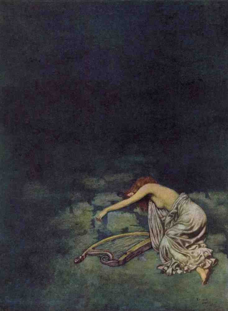 Edmund Dulac 2042 Vintage Illustration A4 Photo Print