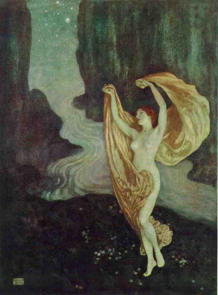 Edmund Dulac 2044 Vintage Illustration A4 Photo Print