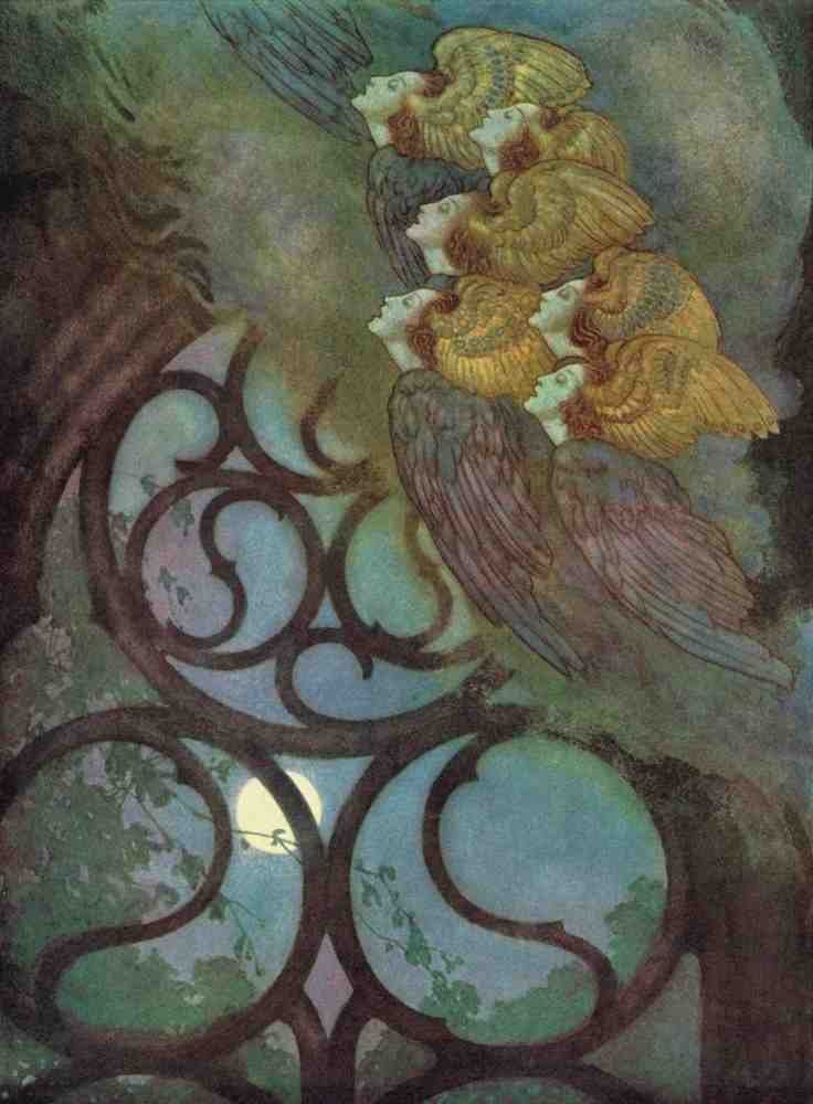 Edmund Dulac 2048 Vintage Illustration A4 Photo Print