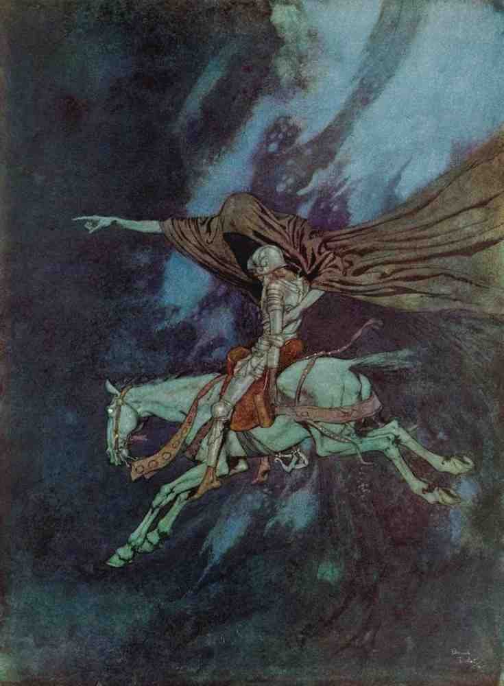 Edmund Dulac 2051 Vintage Illustration A4 Photo Print