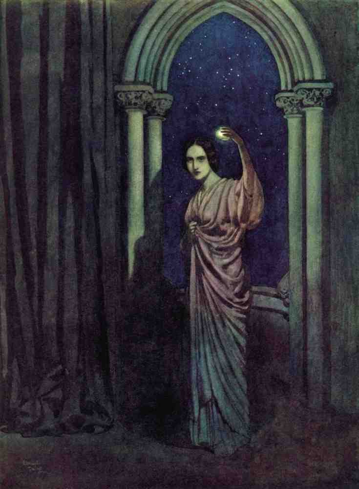 Edmund Dulac 2057 Vintage Illustration A4 Photo Print