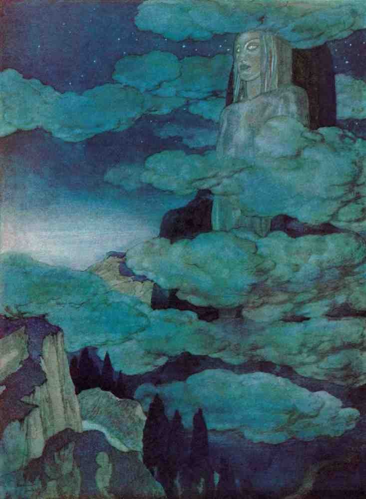 Edmund Dulac 2065 Vintage Illustration A4 Photo Print