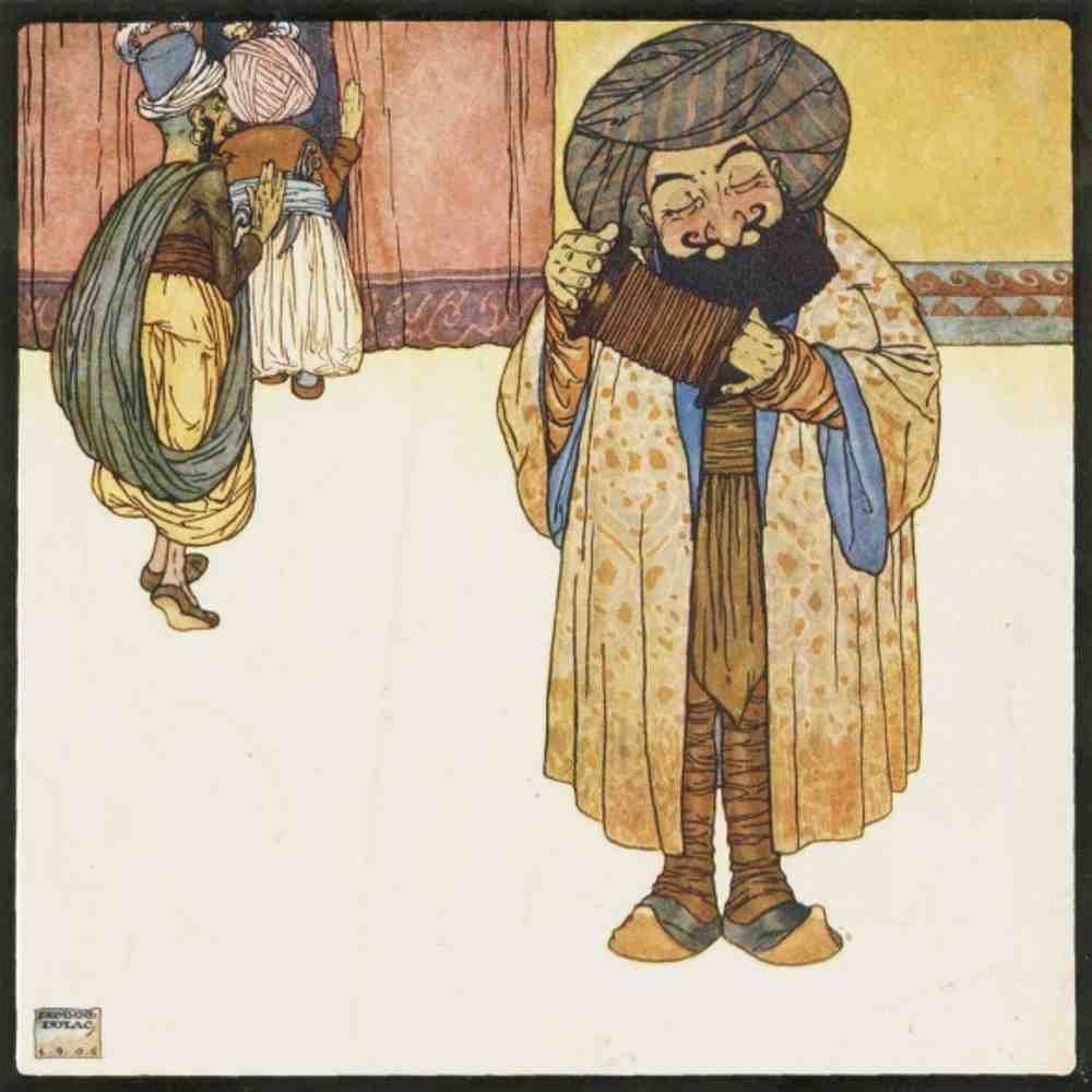 Edmund Dulac 2072 Vintage Illustration A4 Photo Print