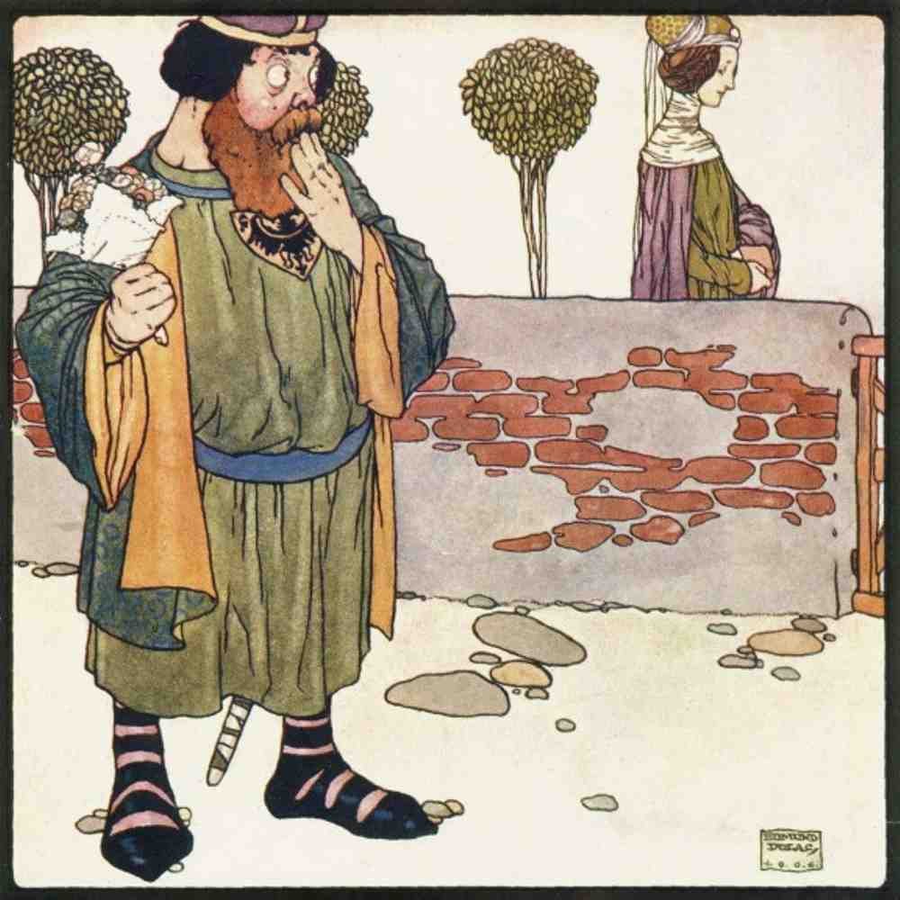 Edmund Dulac 20721 Vintage Illustration A4 Photo Print