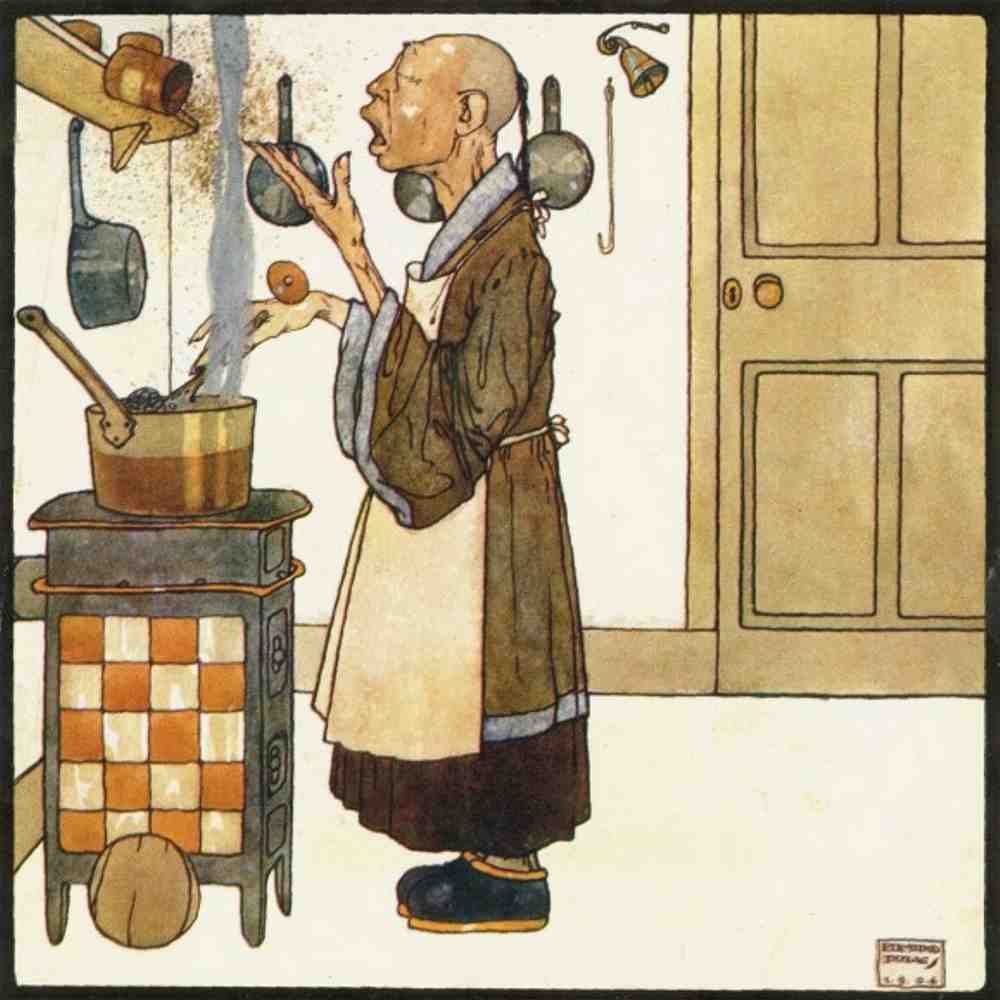 Edmund Dulac 2073 Vintage Illustration A4 Photo Print