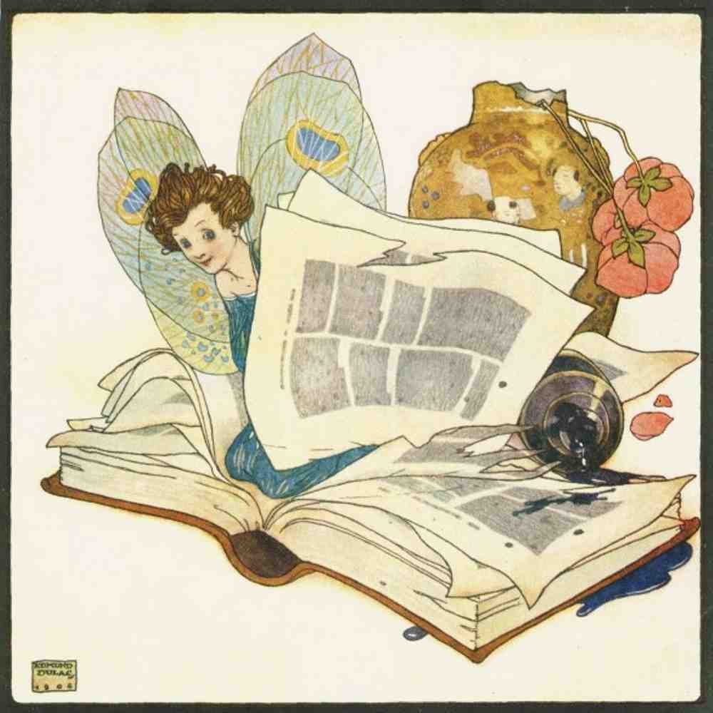 Edmund Dulac 2074 Vintage Illustration A4 Photo Print
