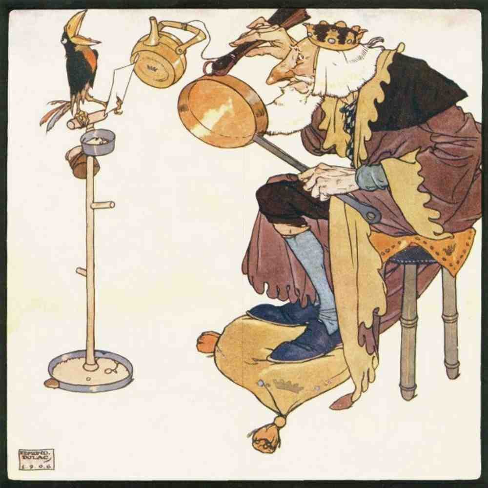 Edmund Dulac 2077 Vintage Illustration A4 Photo Print