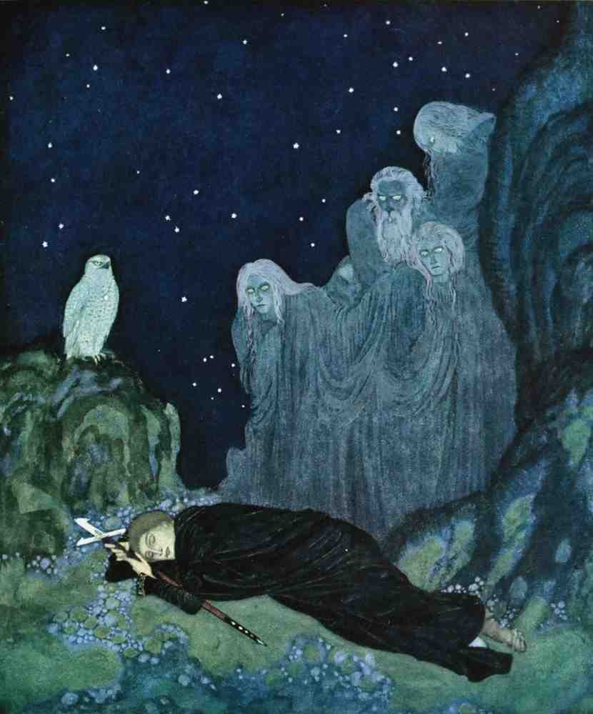 Edmund Dulac 2088 Vintage Illustration A4 Photo Print