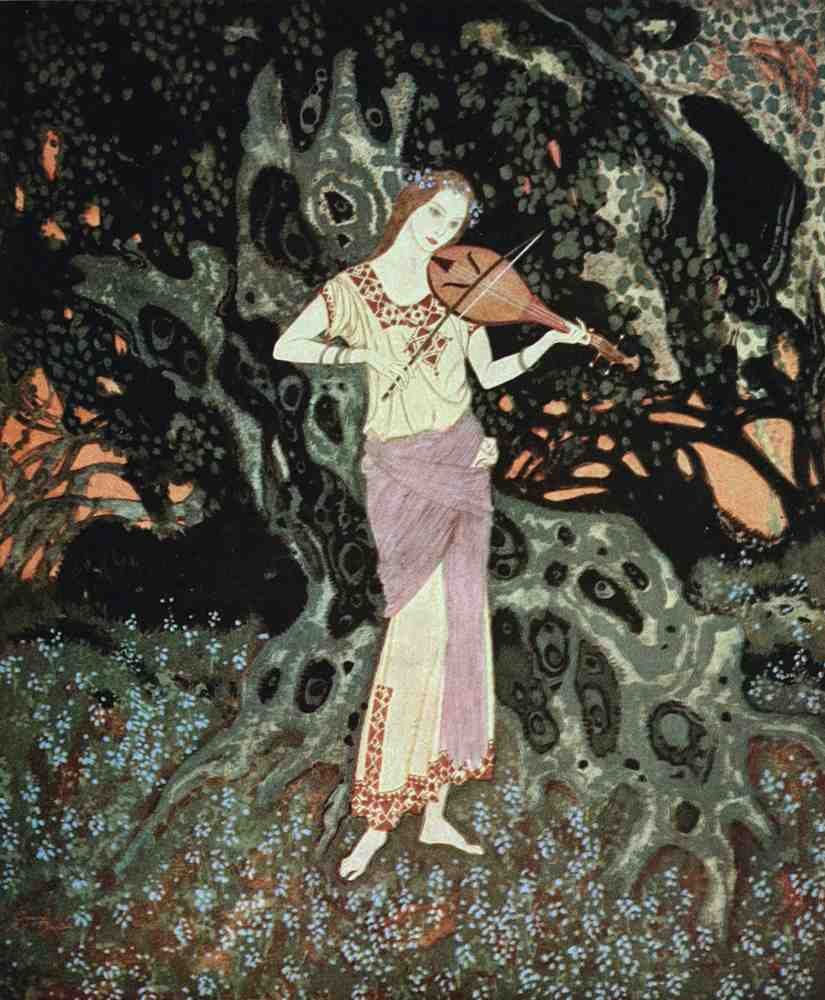 Edmund Dulac 2090 Vintage Illustration A4 Photo Print