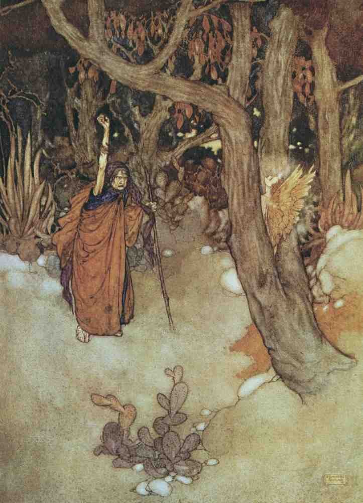 Edmund Dulac 2097 Vintage Illustration A4 Photo Print