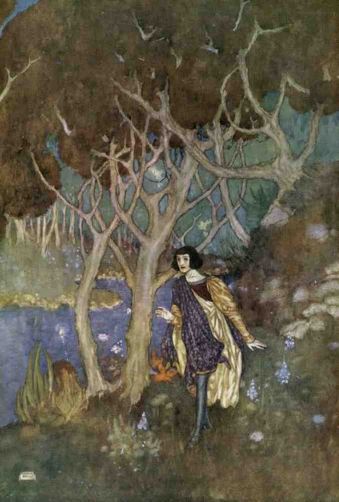 Edmund Dulac 2098 Vintage Illustration A4 Photo Print