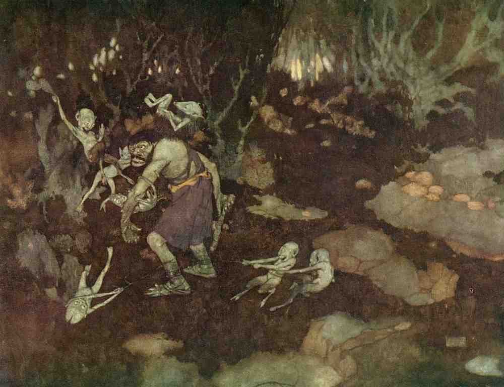 Edmund Dulac 2100 Vintage Illustration A4 Photo Print