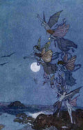Edmund Dulac 2105 Vintage Illustration A4 Photo Print
