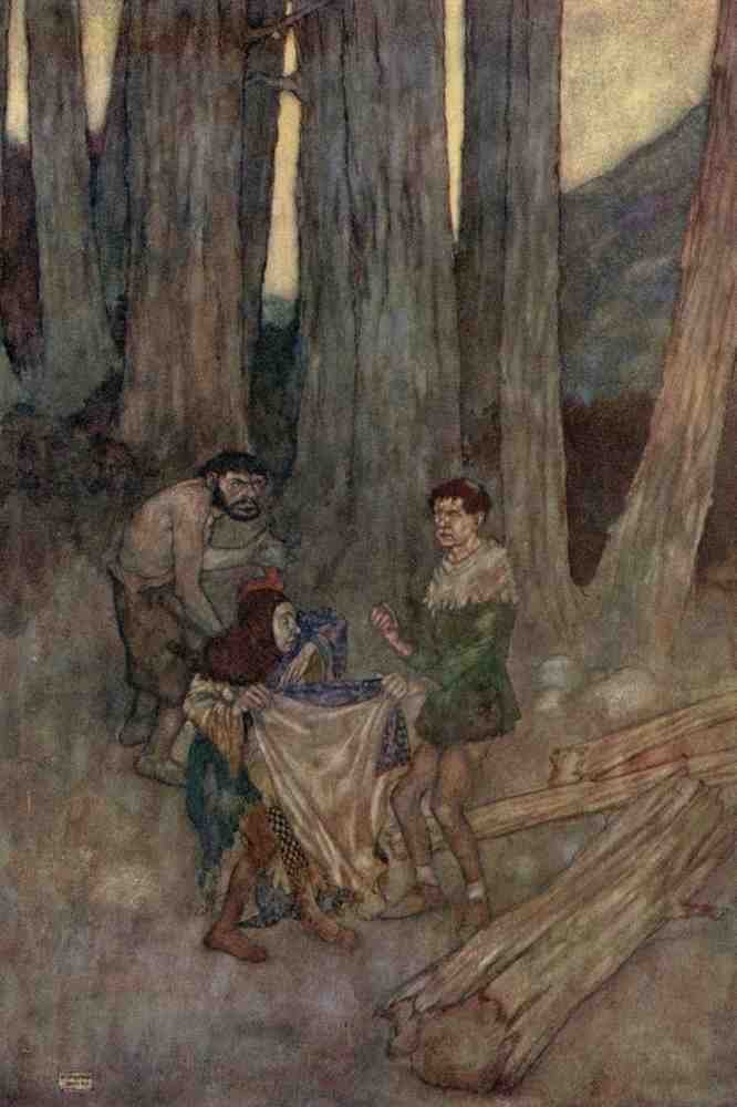 Edmund Dulac 2106 Vintage Illustration A4 Photo Print