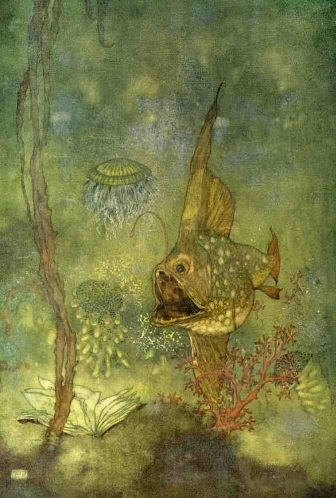 Edmund Dulac 2107 Vintage Illustration A4 Photo Print