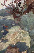 Edmund Dulac 2115 Vintage Illustration A4 Photo Print
