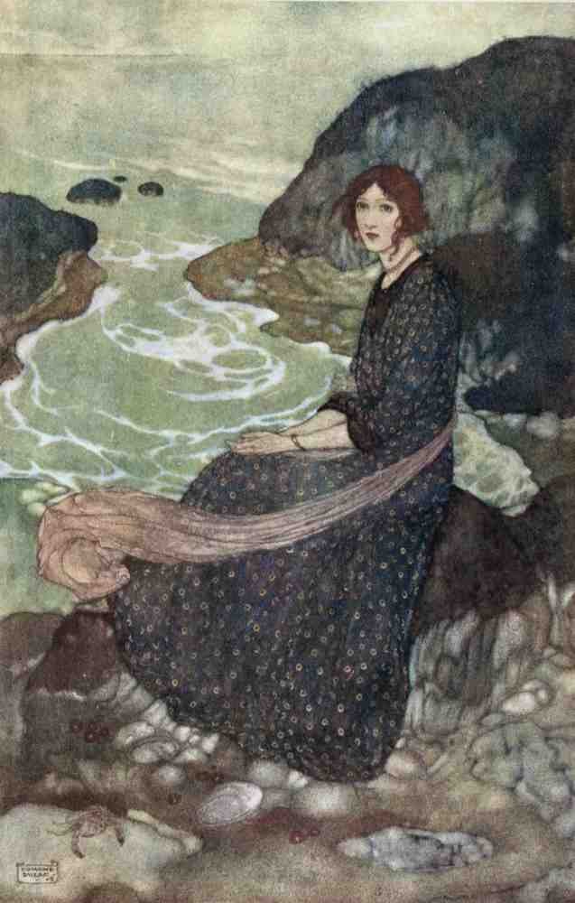 Edmund Dulac 2117 Vintage Illustration A4 Photo Print