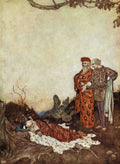 Edmund Dulac 2120 Vintage Illustration A4 Photo Print