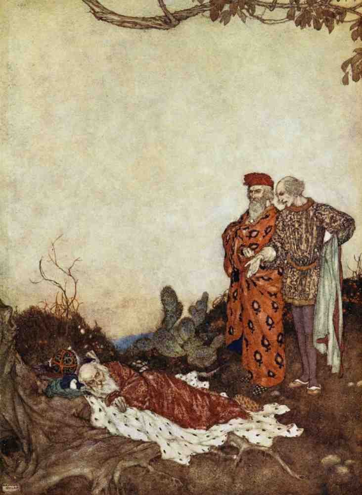 Edmund Dulac 2120 Vintage Illustration A4 Photo Print