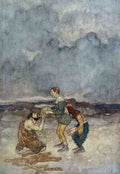 Edmund Dulac 2121 Vintage Illustration A4 Photo Print