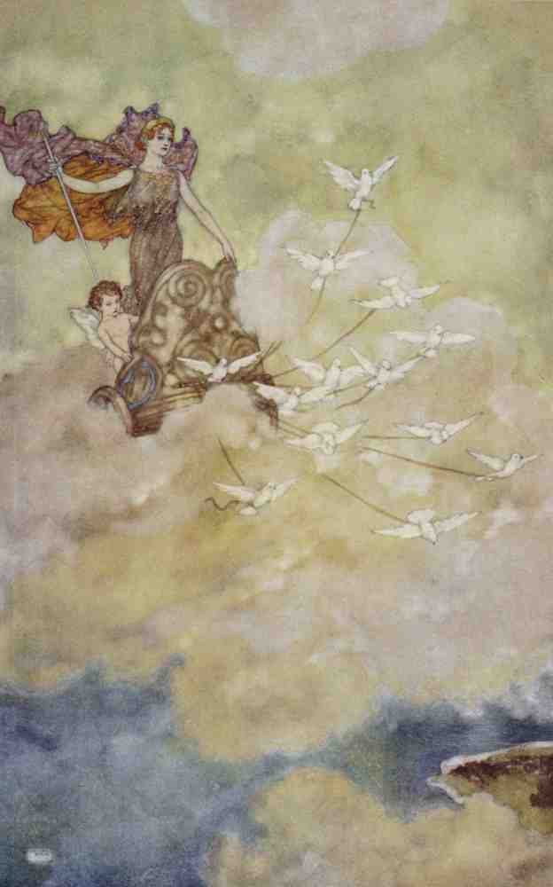 Edmund Dulac 2123 Vintage Illustration A4 Photo Print
